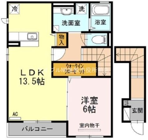 サニーサイド　Ｃ棟の物件間取画像